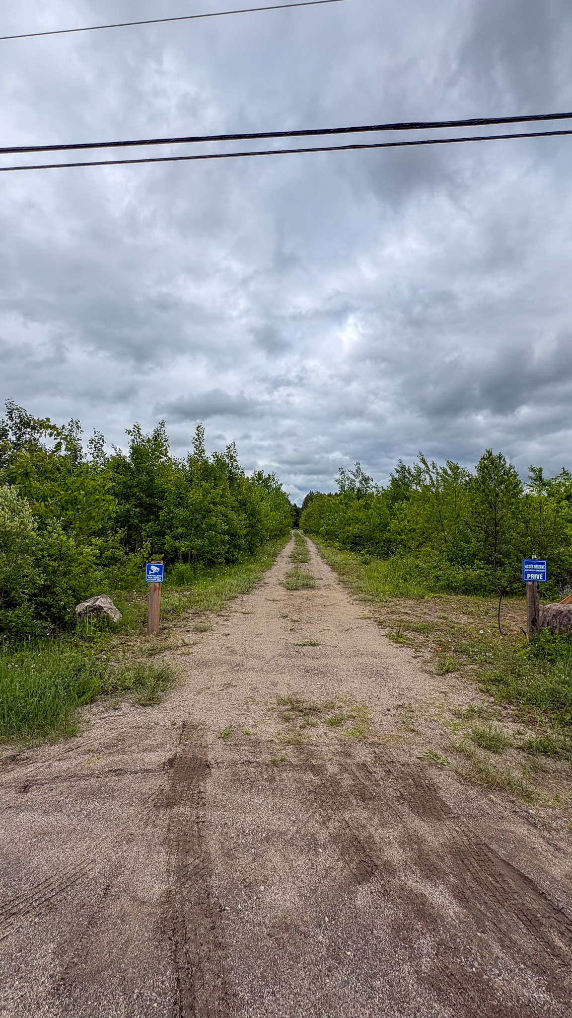 La Blanche chemin d'accès nord